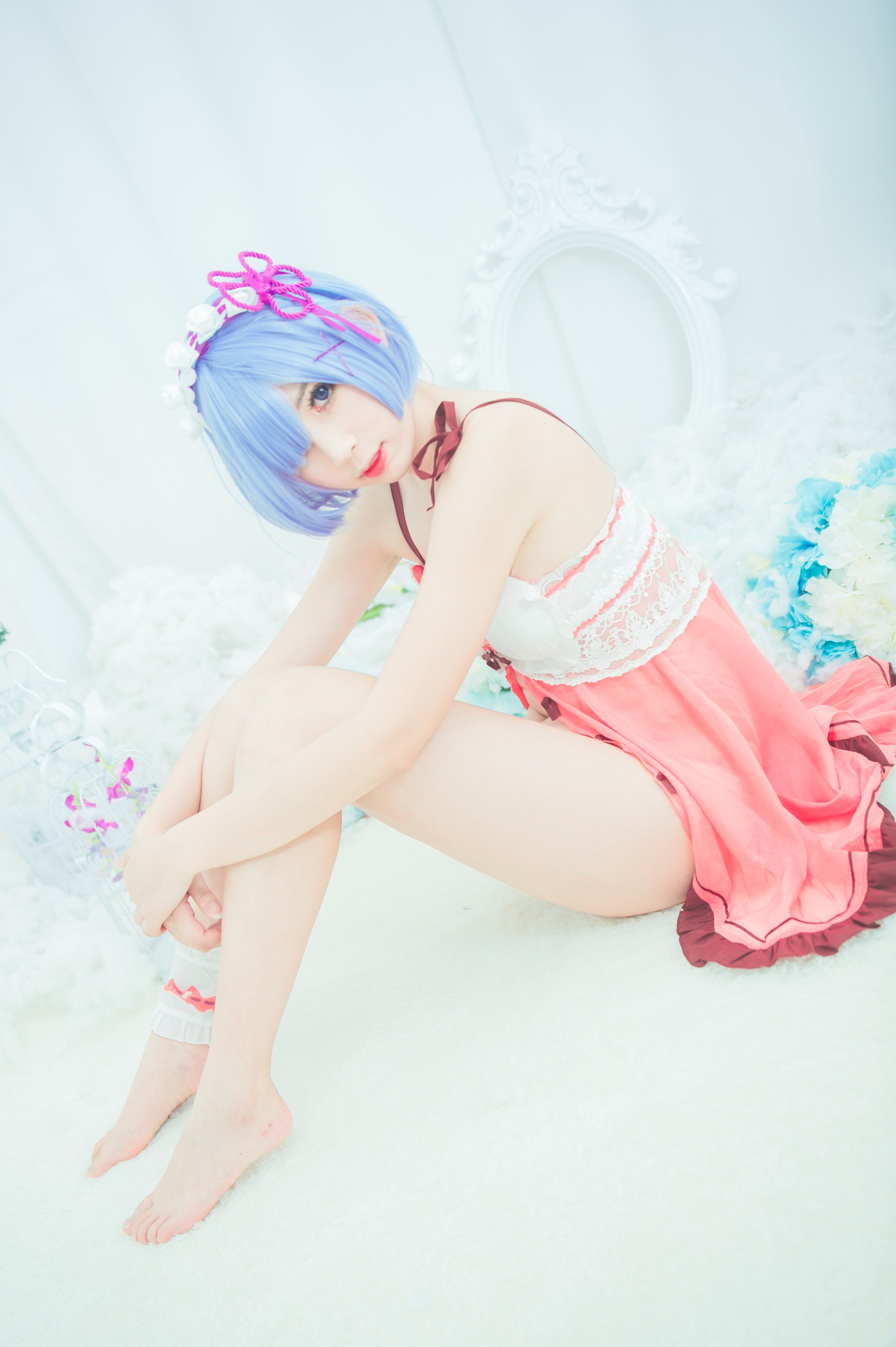 图片[1]-雯粥粥i – NO.020 蕾姆睡衣[24P]-XikXak